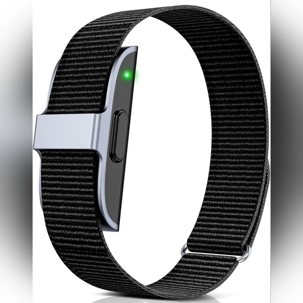 Smart Fitness Tracker with Black Band